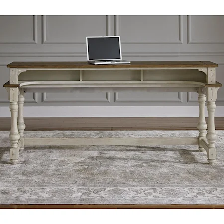 Relaxed Vintage Console Table with Storage